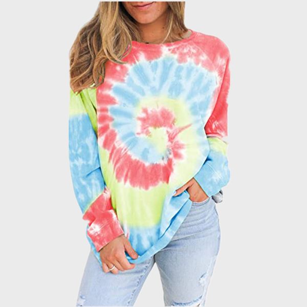 2020 autumn t shirt tie dye long sleeve women casual o-neck loose tee shirts harajuku multicolor spring autumn, White
2020 autumn t shirt tie dye long sleeve women casual o-neck loose tee shirts harajuku multicolor spring autumn, White