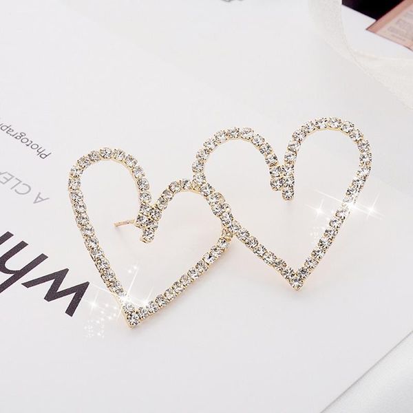 hoop & huggie earrings for women exaggerated punk large metal crystal heart earings geometric love ladies fashion jewelry 2021, Golden;silver
hoop & huggie earrings for women exaggerated punk large metal crystal heart earings geometric love ladies fashion jewelry 2021, Golden;silver