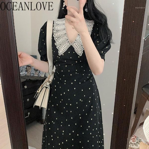 oceanlove elegant korean summer dress lace v neck chiffon vestidos 2020 high waist sweet retro high waist dresses 167311, Black;gray
oceanlove elegant korean summer dress lace v neck chiffon vestidos 2020 high waist sweet retro high waist dresses 167311, Black;gray