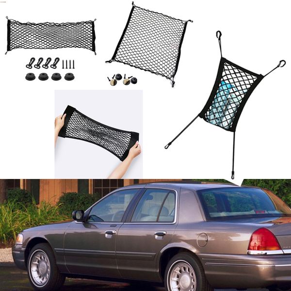 for ford crown victoria car vehicle black rear trunk cargo baggage organizer storage nylon plain vertical seat net
for ford crown victoria car vehicle black rear trunk cargo baggage organizer storage nylon plain vertical seat net