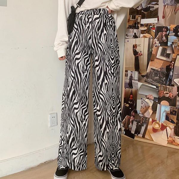 women's pants & capris 2021 comfort women loose high waist slacks wide leg zebra print female goth hip hop oversized mom fashion trouse, Black;white
women's pants & capris 2021 comfort women loose high waist slacks wide leg zebra print female goth hip hop oversized mom fashion trouse, Black;white