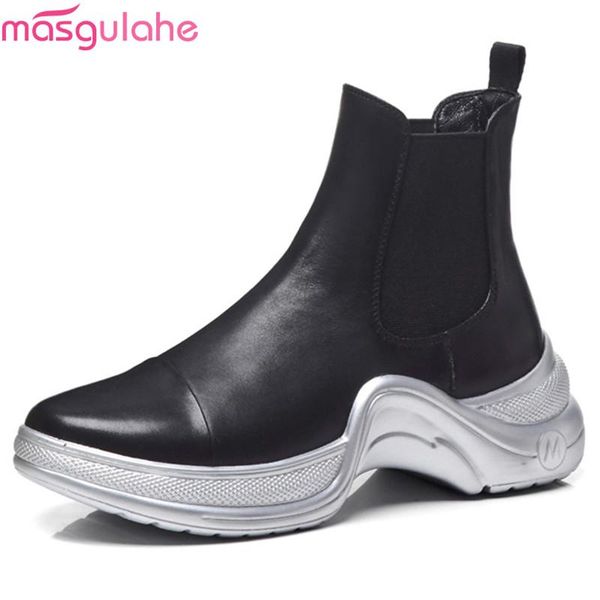 boots masgulahe 2021 fashion ankle for women round toe genuine leather botos platform ladies autumn winter black
boots masgulahe 2021 fashion ankle for women round toe genuine leather botos platform ladies autumn winter black