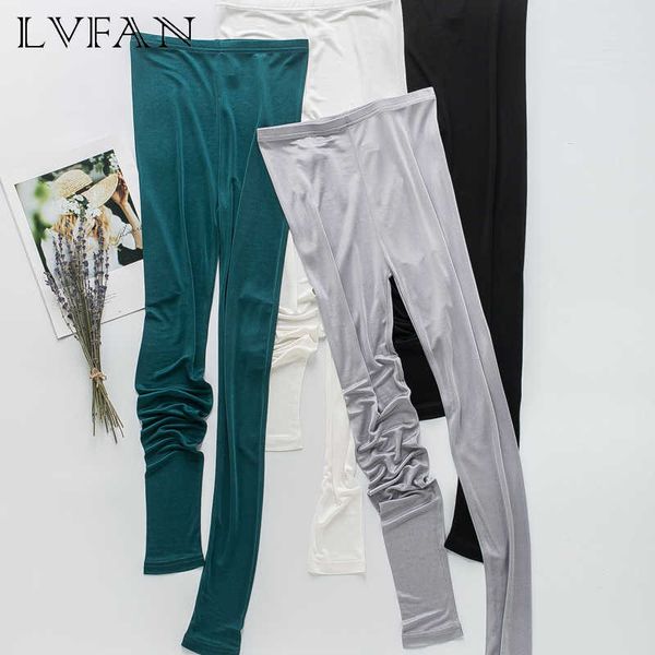 new double-sided knitted silk pure silk, breathable, elastic, buttock leggings ankle-length pants pencil pants lvfan k039 cx200807, Black;white
new double-sided knitted silk pure silk, breathable, elastic, buttock leggings ankle-length pants pencil pants lvfan k039 cx200807, Black;white