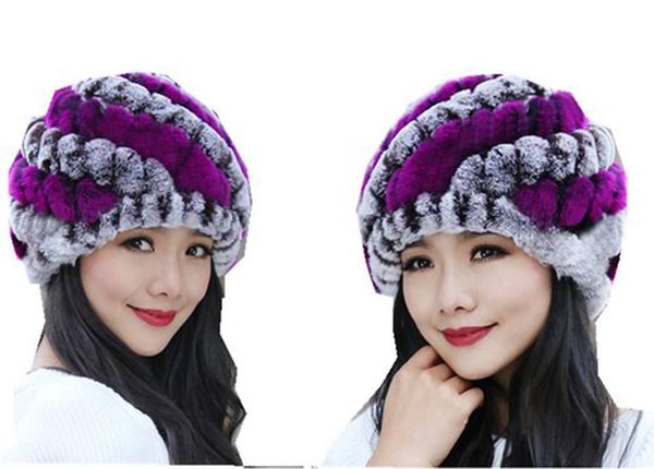 beanie/skull caps luxury autumn winter women's genuine real knitted rex fur hats handmade lady warm female beanies headgear, Blue;gray
beanie/skull caps luxury autumn winter women's genuine real knitted rex fur hats handmade lady warm female beanies headgear, Blue;gray