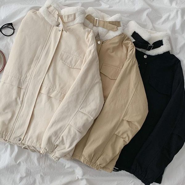 autumn winter warm coat female stand collar long sleeve khaki black white oversize warm jacket female korean safari style, Black;brown
autumn winter warm coat female stand collar long sleeve khaki black white oversize warm jacket female korean safari style, Black;brown