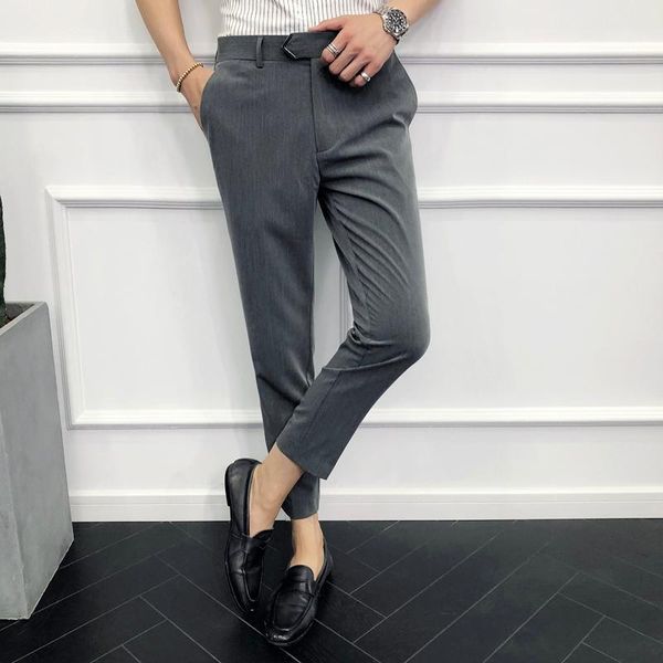 2018 spring and summer new men's cotton polyester youth business casual trousers personality solid color simple temperament1, White;black
2018 spring and summer new men's cotton polyester youth business casual trousers personality solid color simple temperament1, White;black