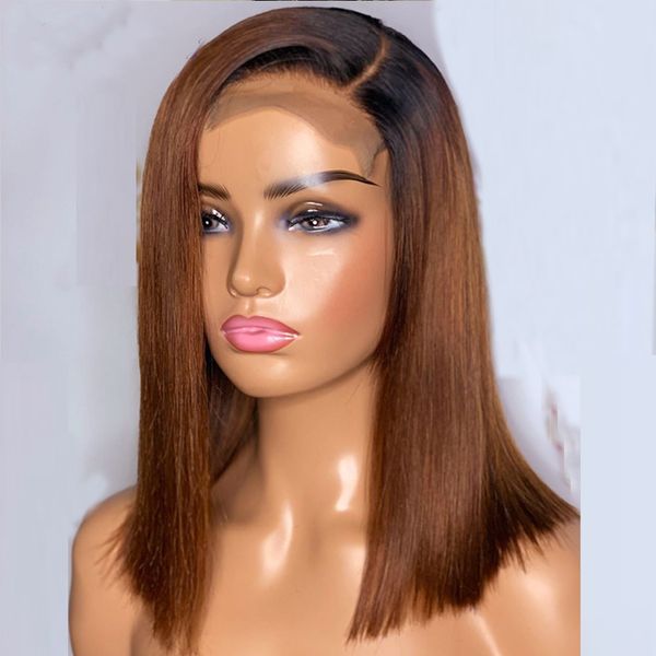 costume accessories short ombre brown 1b/30 lace front synthetic hair wig side part straight bob pre plucked hairline fiber hair bleached k, Silver
costume accessories short ombre brown 1b/30 lace front synthetic hair wig side part straight bob pre plucked hairline fiber hair bleached k, Silver