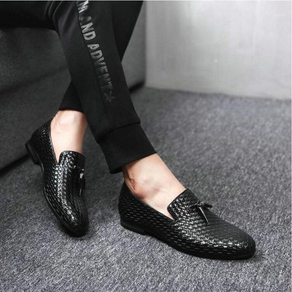 brand new male soft leather shoes mens business dress wedding shoes fashion round toe slip on flast loafers1, Black
brand new male soft leather shoes mens business dress wedding shoes fashion round toe slip on flast loafers1, Black