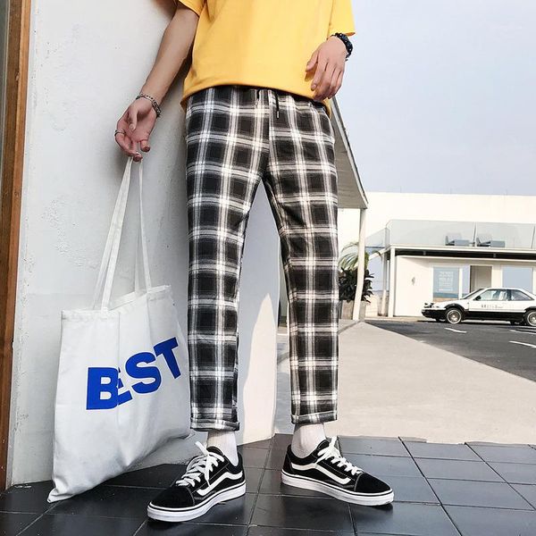men women joggers korean black white plaid casual pants 2020 mens streetwear harem pants hip hop male trousers plus size1
men women joggers korean black white plaid casual pants 2020 mens streetwear harem pants hip hop male trousers plus size1