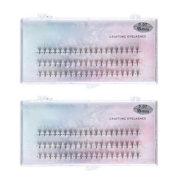 false eyelashes 2pcs 13/14/15mm curl natural individual cluster eyelash extension fashion plant grafting
false eyelashes 2pcs 13/14/15mm curl natural individual cluster eyelash extension fashion plant grafting
