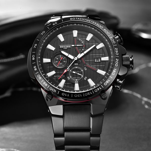 boyzhe fashion mechanical mens watches stainless steel brand luxury sports chronograph automatic watch men relogio masculino, Slivery;brown
boyzhe fashion mechanical mens watches stainless steel brand luxury sports chronograph automatic watch men relogio masculino, Slivery;brown