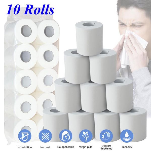 10 rolls paper towel tissue paper three layer paper towels soft toilet bathroom kitchen household tissue cleaning wmtytx
10 rolls paper towel tissue paper three layer paper towels soft toilet bathroom kitchen household tissue cleaning wmtytx