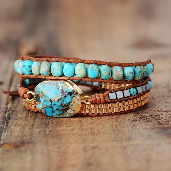 high end leather wrap bracelet w/ stones vintage weaving statement art chain bracelet jewellery gifts y200730, Black
high end leather wrap bracelet w/ stones vintage weaving statement art chain bracelet jewellery gifts y200730, Black