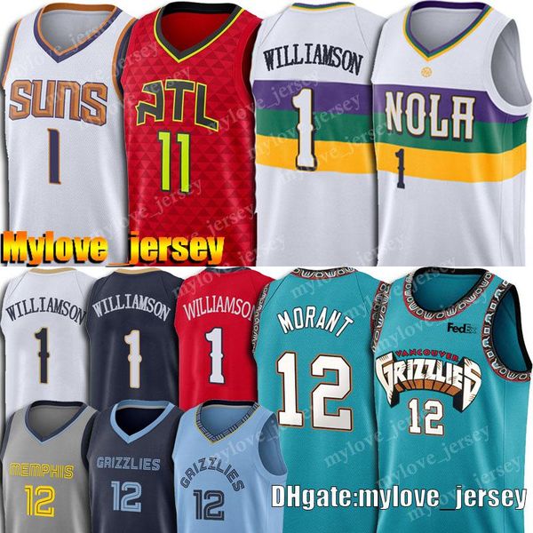 12 ja morant zion jersey williamson jersey trae 11 young jersey devin 1 booker jerseys basketball jerseys grizzliy pelican, Black;red
12 ja morant zion jersey williamson jersey trae 11 young jersey devin 1 booker jerseys basketball jerseys grizzliy pelican, Black;red