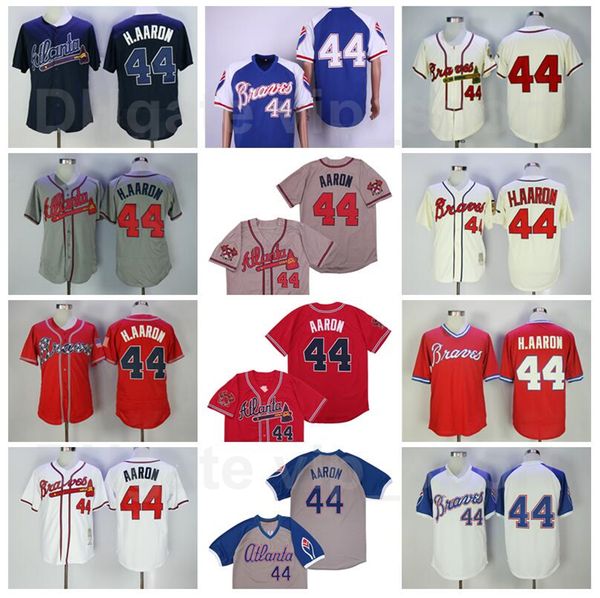 man 1957 1963 1974 1980 1999 retror baseball vintage 44 hank aaron jersey pullover stitched flexbase cool base blue white grey red, Blue;black
man 1957 1963 1974 1980 1999 retror baseball vintage 44 hank aaron jersey pullover stitched flexbase cool base blue white grey red, Blue;black