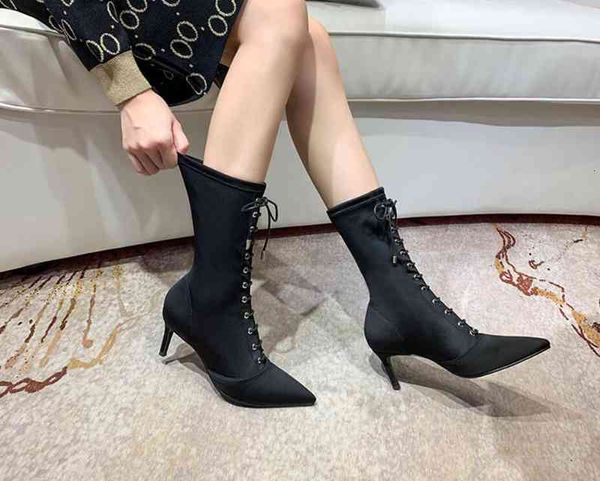 multi-functional pointy stiletto high heels mid-barrel skinny boots with stretch socks, Black
multi-functional pointy stiletto high heels mid-barrel skinny boots with stretch socks, Black