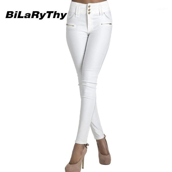bilarythy women solid white jeans fashion high waist stretch denim pencil pants skinny femme trousers1, Blue
bilarythy women solid white jeans fashion high waist stretch denim pencil pants skinny femme trousers1, Blue