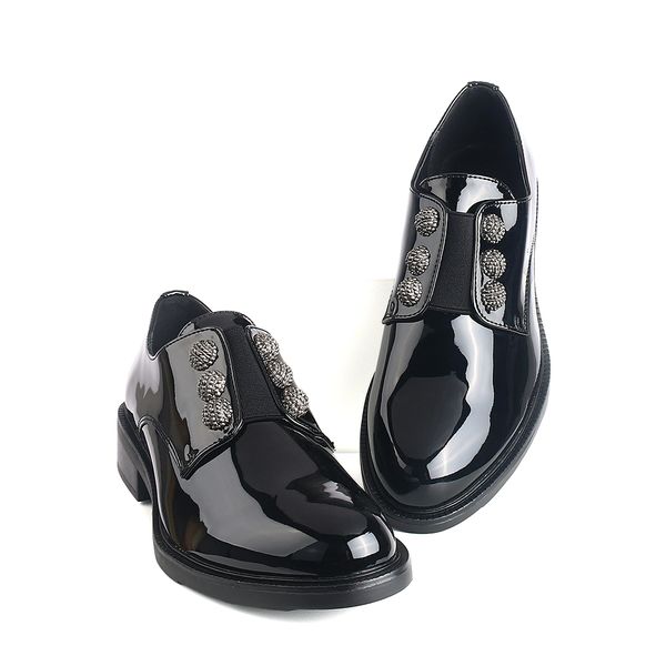 women brand patent leather loafers dress shoes classic fashion flats oxfords for ladies offices footwear girls casual luxury c1120, Black
women brand patent leather loafers dress shoes classic fashion flats oxfords for ladies offices footwear girls casual luxury c1120, Black