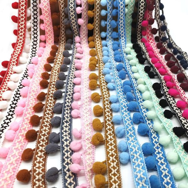 10yards pom pom trim lace fabric sewing accessories pompons trim tassel ball fringes ribbon sewing lace for diy material apparel h bbygll
10yards pom pom trim lace fabric sewing accessories pompons trim tassel ball fringes ribbon sewing lace for diy material apparel h bbygll