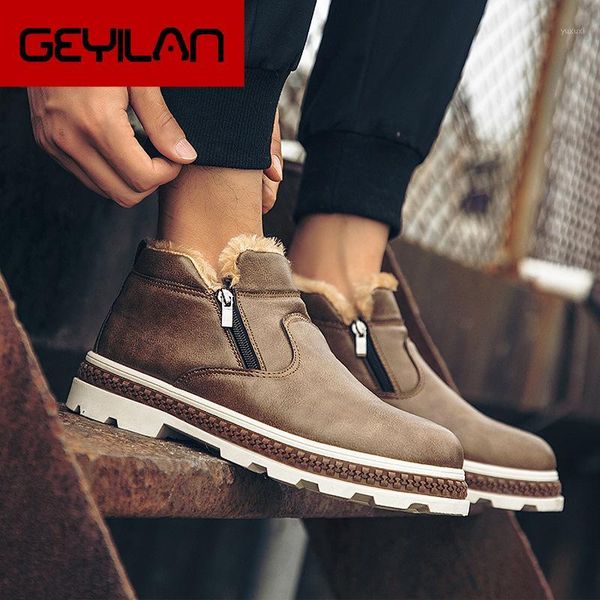 boots style warm snow men's slip on fashion casual men hard-wearing round toe winter fur shoes asas51, Black
boots style warm snow men's slip on fashion casual men hard-wearing round toe winter fur shoes asas51, Black
