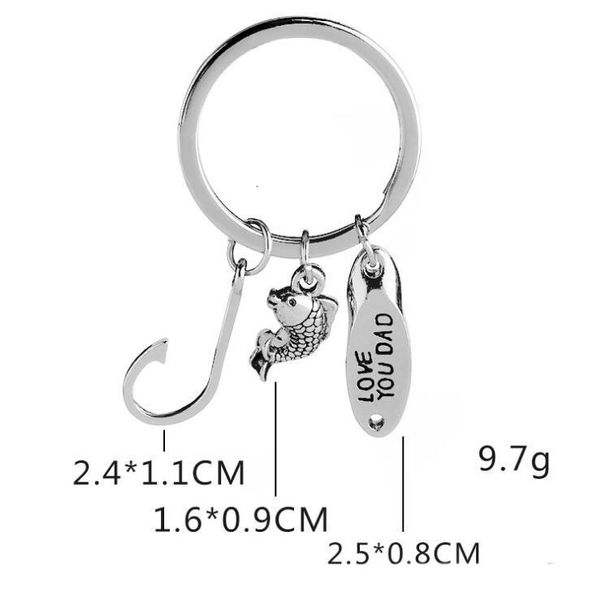 a dad key rings love hook and you fish keychain gift for dad father's day key chain, Slivery;golden
a dad key rings love hook and you fish keychain gift for dad father's day key chain, Slivery;golden