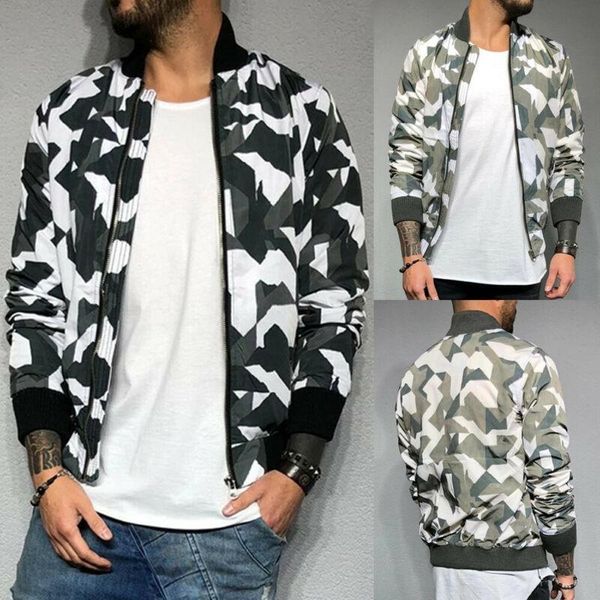 men's casual camouflage trenchy jackets outwear zip up bomber jacket baseball coat, Black;brown
men's casual camouflage trenchy jackets outwear zip up bomber jacket baseball coat, Black;brown
