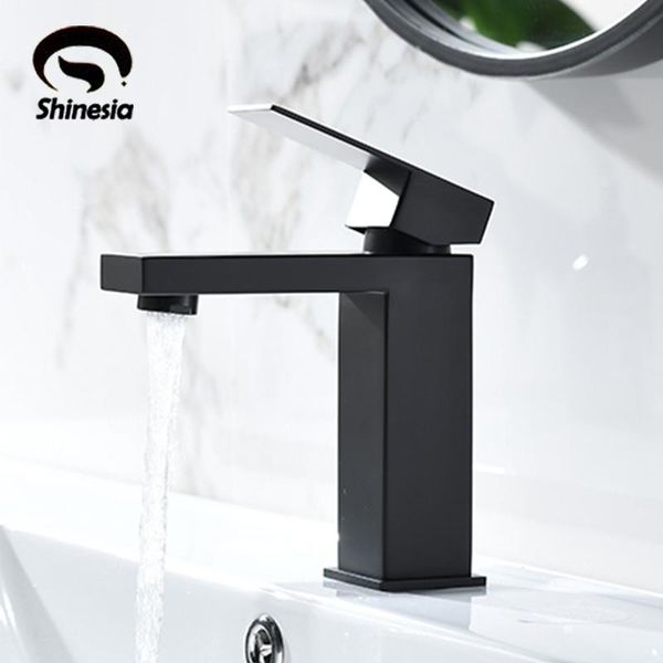 bathroom sink faucets shinesia matte black basin faucet vessel and cold water mixer tap short tall type nordic style
bathroom sink faucets shinesia matte black basin faucet vessel and cold water mixer tap short tall type nordic style