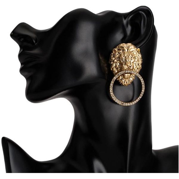 bling bling rhinestone lion head earring women animal lion head statement earring gold silver fashion jewelry accessories 1nqlr, Golden;silver
bling bling rhinestone lion head earring women animal lion head statement earring gold silver fashion jewelry accessories 1nqlr, Golden;silver