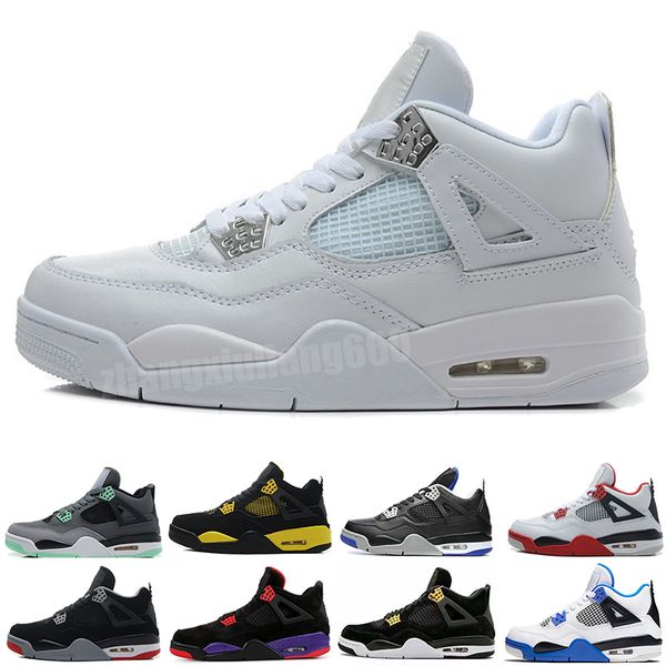 4 men basketball shoes sneakers thunder white cement pure money bred royalty game royal 4s sports shoes us 7-13 v5d6d, White;red
4 men basketball shoes sneakers thunder white cement pure money bred royalty game royal 4s sports shoes us 7-13 v5d6d, White;red