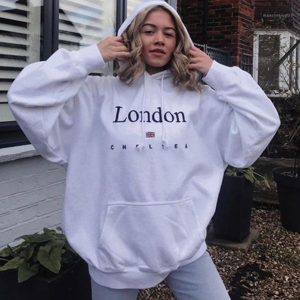 women's hoodies & sweatshirts loose letter embroidery simple hoodie women white cotton long sleeve autumn female fashion casual oversiz, Black
women's hoodies & sweatshirts loose letter embroidery simple hoodie women white cotton long sleeve autumn female fashion casual oversiz, Black