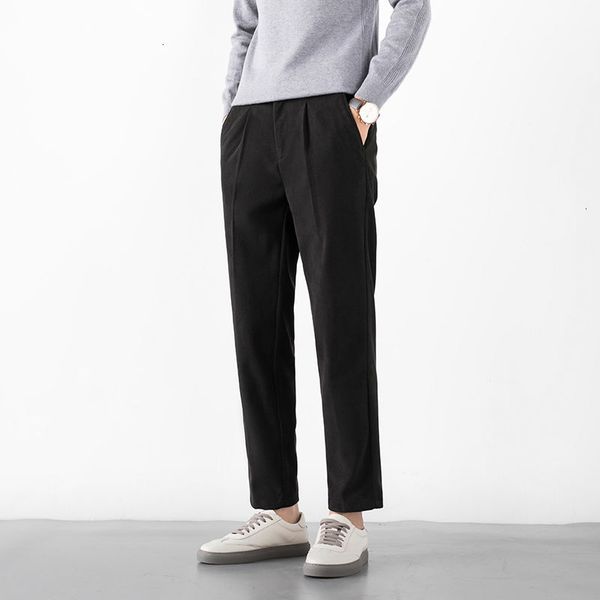 2021 new vestido masculino outono inverno novo fino slida coringa linha reta perna de casuais juventude twds, Black
2021 new vestido masculino outono inverno novo fino slida coringa linha reta perna de casuais juventude twds, Black