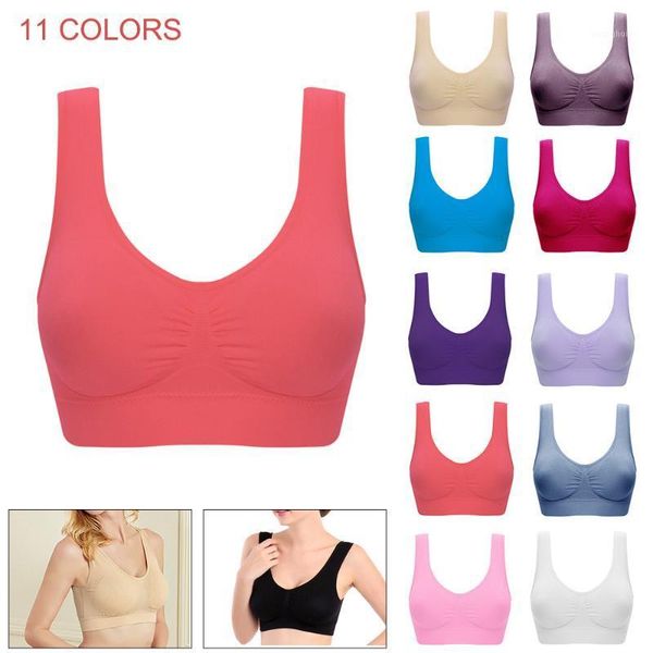 gym clothing 1pcs bra women's shockproof support sports yoga stretch push up padded fitness seamless breathable underwear1, White;black
gym clothing 1pcs bra women's shockproof support sports yoga stretch push up padded fitness seamless breathable underwear1, White;black