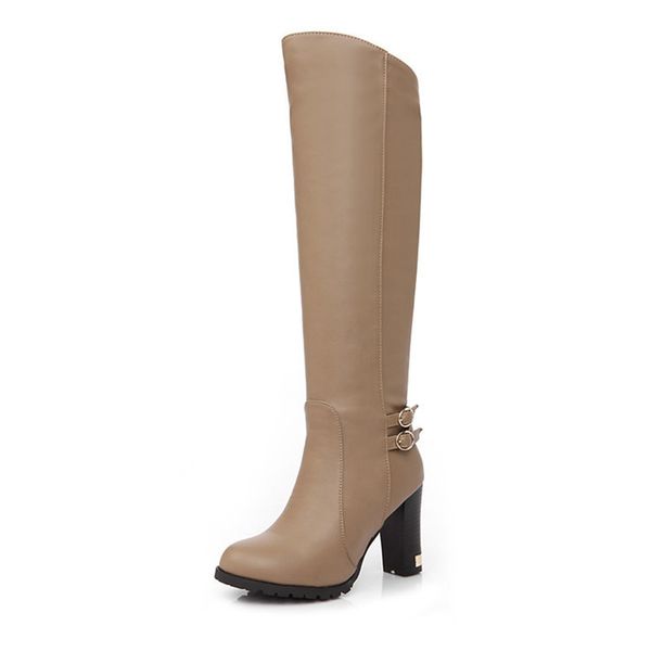 2020 new arrival women knee high boots round toe high heel shoes keep warm winter boots woman dress shoes big size 43, Black
2020 new arrival women knee high boots round toe high heel shoes keep warm winter boots woman dress shoes big size 43, Black