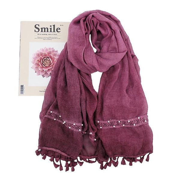 scarves lace tassels hijab scarf plain beads cotton headband wraps shawls spring muslim scarves/scarf 180*80cm, Blue;gray
scarves lace tassels hijab scarf plain beads cotton headband wraps shawls spring muslim scarves/scarf 180*80cm, Blue;gray