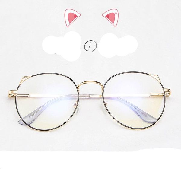 sunglasses duoyuanse 2021 metal anti-blue glasses fashion cat eye flat light mirror spring foot computer student eyeglass frame go01, White;black
sunglasses duoyuanse 2021 metal anti-blue glasses fashion cat eye flat light mirror spring foot computer student eyeglass frame go01, White;black