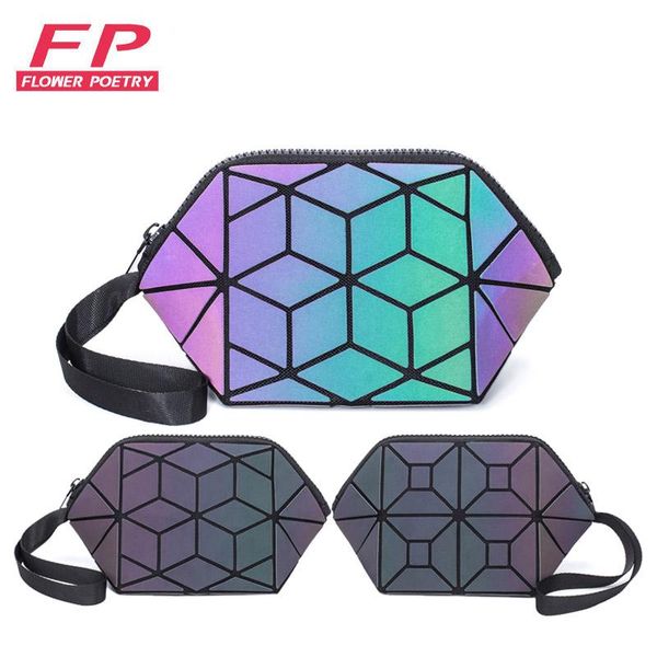 fashion makeup bags luminous geometric ladies cosmetic organizer bag for girls travel pouchs noctilucent folding make up bag 
fashion makeup bags luminous geometric ladies cosmetic organizer bag for girls travel pouchs noctilucent folding make up bag