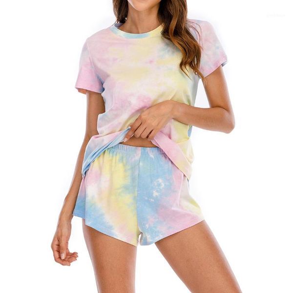 women gradient yoga set loose casual sleepwear short sleeve t-shirts shorts women gradient summer sports settwo-piece set1, White;red
women gradient yoga set loose casual sleepwear short sleeve t-shirts shorts women gradient summer sports settwo-piece set1, White;red