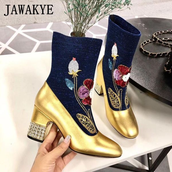 boots jawakye black gold rhinestone square heel ankle women sequins embroidery knit sock party dress shoes woman
boots jawakye black gold rhinestone square heel ankle women sequins embroidery knit sock party dress shoes woman