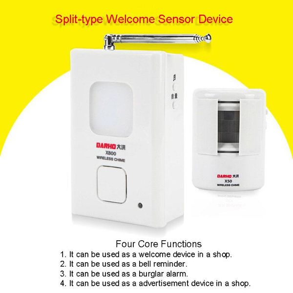 pir wireless infrared movement store entry door bell welcome security alarm chime motion sensor detector sensor de movimiento
pir wireless infrared movement store entry door bell welcome security alarm chime motion sensor detector sensor de movimiento