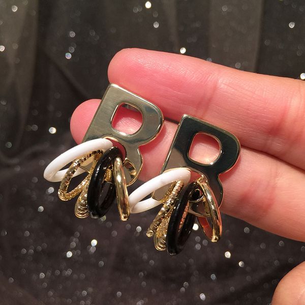 gold letter b earring ins cold wind personality exaggerated circle tassel atmosphere simple network celebrity metal style earrings, Silver
gold letter b earring ins cold wind personality exaggerated circle tassel atmosphere simple network celebrity metal style earrings, Silver