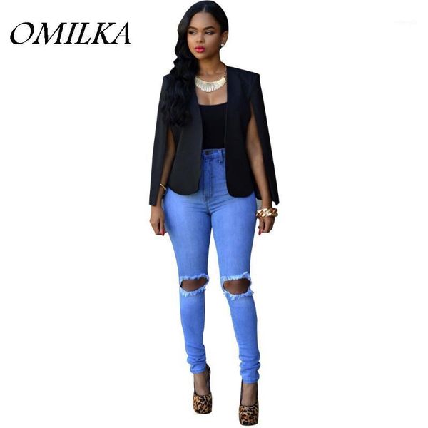 omilka blazer feminino 2020 women fashion long sleeve cape blazer bomber jacket black white party club cape workwear1, White;black
omilka blazer feminino 2020 women fashion long sleeve cape blazer bomber jacket black white party club cape workwear1, White;black