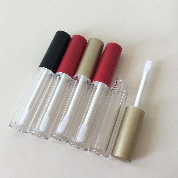new 2.5ml lip gloss tubes,empty lip bottle with red/black/gold cap, clear lipstick cosmetic packing container
new 2.5ml lip gloss tubes,empty lip bottle with red/black/gold cap, clear lipstick cosmetic packing container
