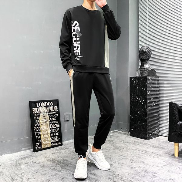 sportswear pants long sleeve t-shirt autumn stitching 2020 new men's casual sweater, Gray
sportswear pants long sleeve t-shirt autumn stitching 2020 new men's casual sweater, Gray