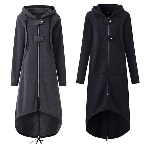 casual long sleeve hooded trench coat 2020 autumn black zipper plus size 5xl velvet long coat women overcoat clothes, Tan;black
casual long sleeve hooded trench coat 2020 autumn black zipper plus size 5xl velvet long coat women overcoat clothes, Tan;black