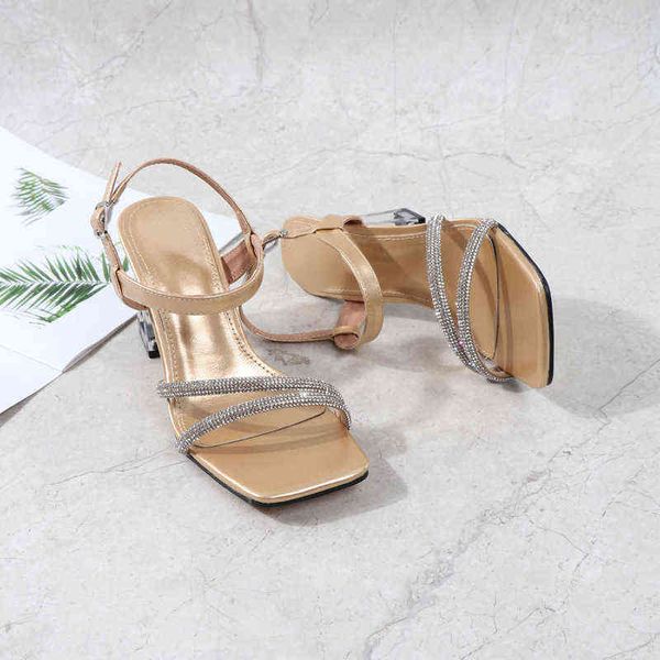 summer slim band drill thick heel sandals women's 2022 square head versatile buckle solid color large women's high heels, Black
summer slim band drill thick heel sandals women's 2022 square head versatile buckle solid color large women's high heels, Black