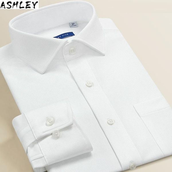 Collar Smart Round Dress Shirts Men Slim Fit Long Sleeve Cotton Striped Shirts White Office Formal Camisa Masculina, White;black
Collar Smart Round Dress Shirts Men Slim Fit Long Sleeve Cotton Striped Shirts White Office Formal Camisa Masculina, White;black