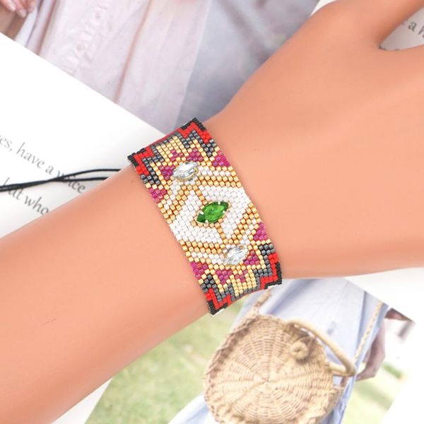 miyuki bracelets green eye bracelet for women pulsera mujer moda colorful ethnic jewelry boho luxury crystal jewellery, Golden;silver
miyuki bracelets green eye bracelet for women pulsera mujer moda colorful ethnic jewelry boho luxury crystal jewellery, Golden;silver