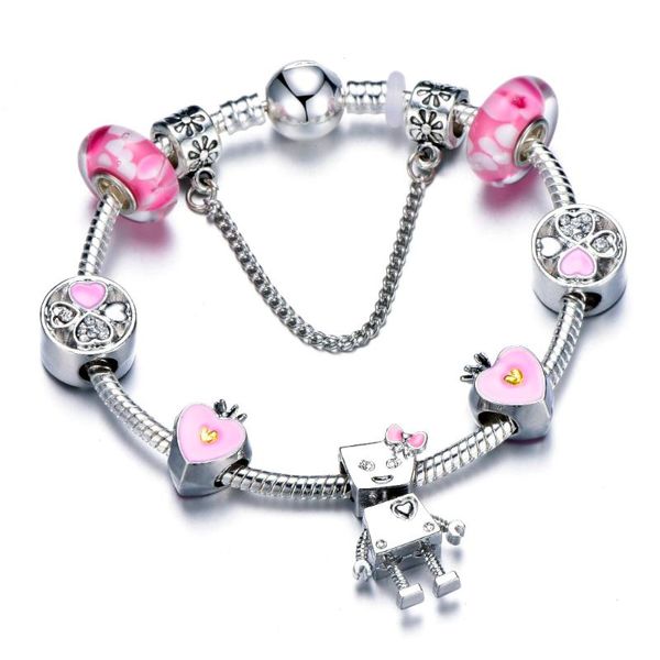 charm bracelets cuteeco silver plated charms bracelet bangle for women lovely bella crown beads valentine's day jewelry, Golden;silver
charm bracelets cuteeco silver plated charms bracelet bangle for women lovely bella crown beads valentine's day jewelry, Golden;silver
