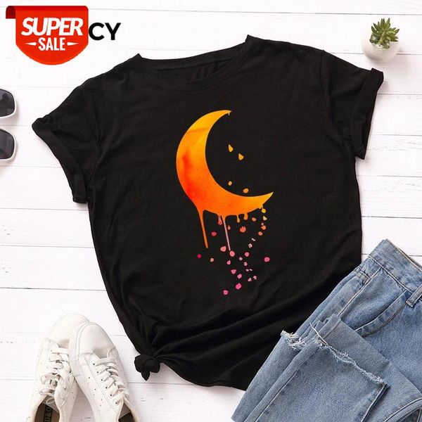 jfuncy plus size moon print women t-shirt 100% cotton tshirt summer tees o neck short sleeve woman t shirt female shirts #x71p, White
jfuncy plus size moon print women t-shirt 100% cotton tshirt summer tees o neck short sleeve woman t shirt female shirts #x71p, White