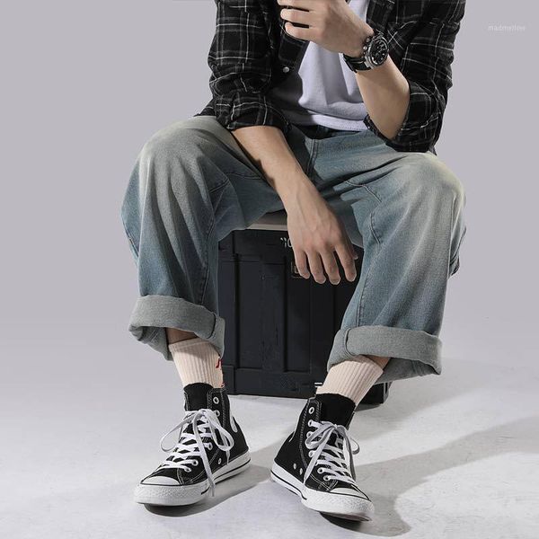 men's jeans vintage hip hop wide leg men loose straight fashions side pockets retro blue biker full length1
men's jeans vintage hip hop wide leg men loose straight fashions side pockets retro blue biker full length1